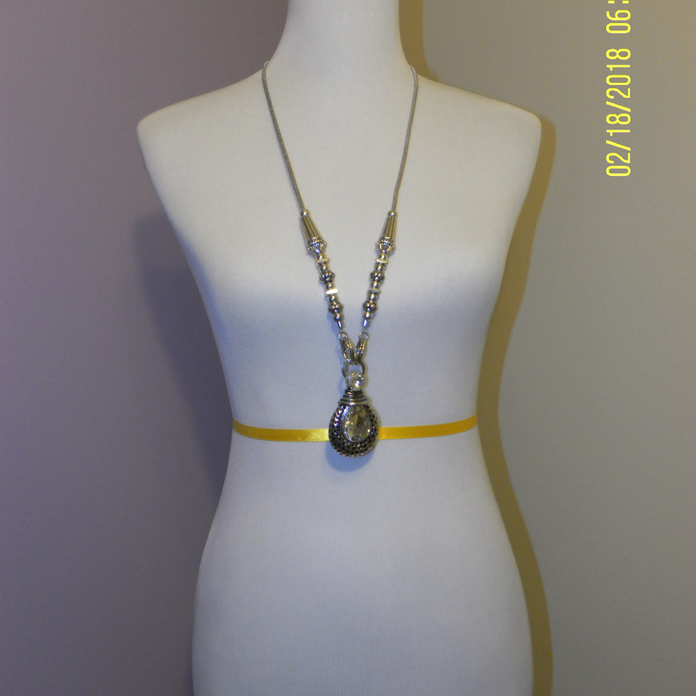 Long Teardrop Necklace